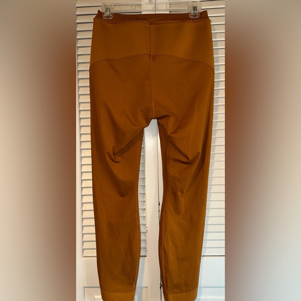 Nike Dri-Fit Burnt Sienna Orange Cowgirl Training Yoga Sports Leggings Pants M - Picture 3 of 8
